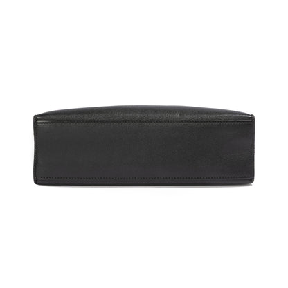 Hermès Kelly Pochette Black Swift PHW Bag