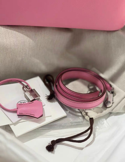 Hermès Bolide 1923 25 Epsom Bubblegum