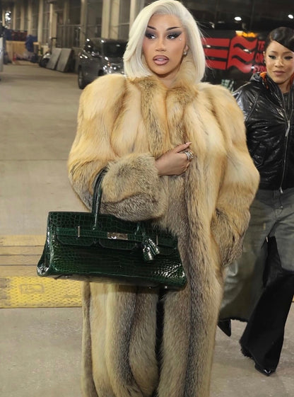 Rare! Hermes shoulder birkin black crocodile leather with palladium hardware unused with CITES