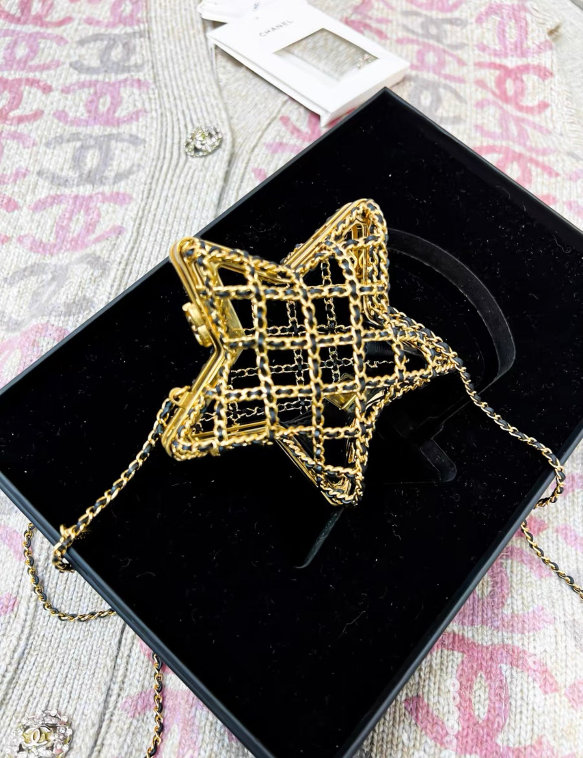 Chanel 2021-2023 CC Star Minaudiere crossbody bag – Wararni.com