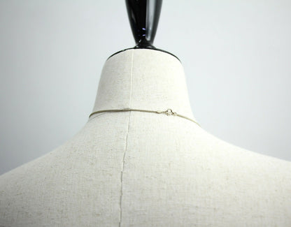 Chanel Vintage 07V Enamel Classic Black CC Light Gold Necklace