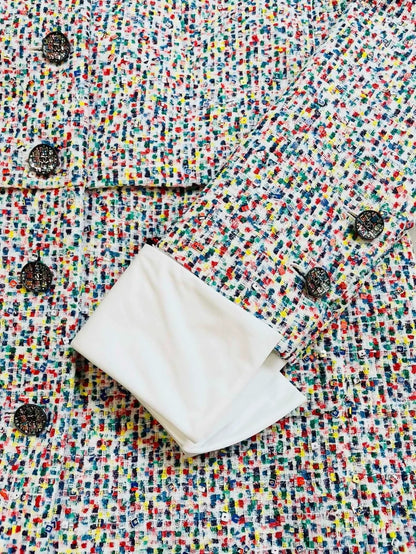 Chanel 25C sequined tweed jacket
