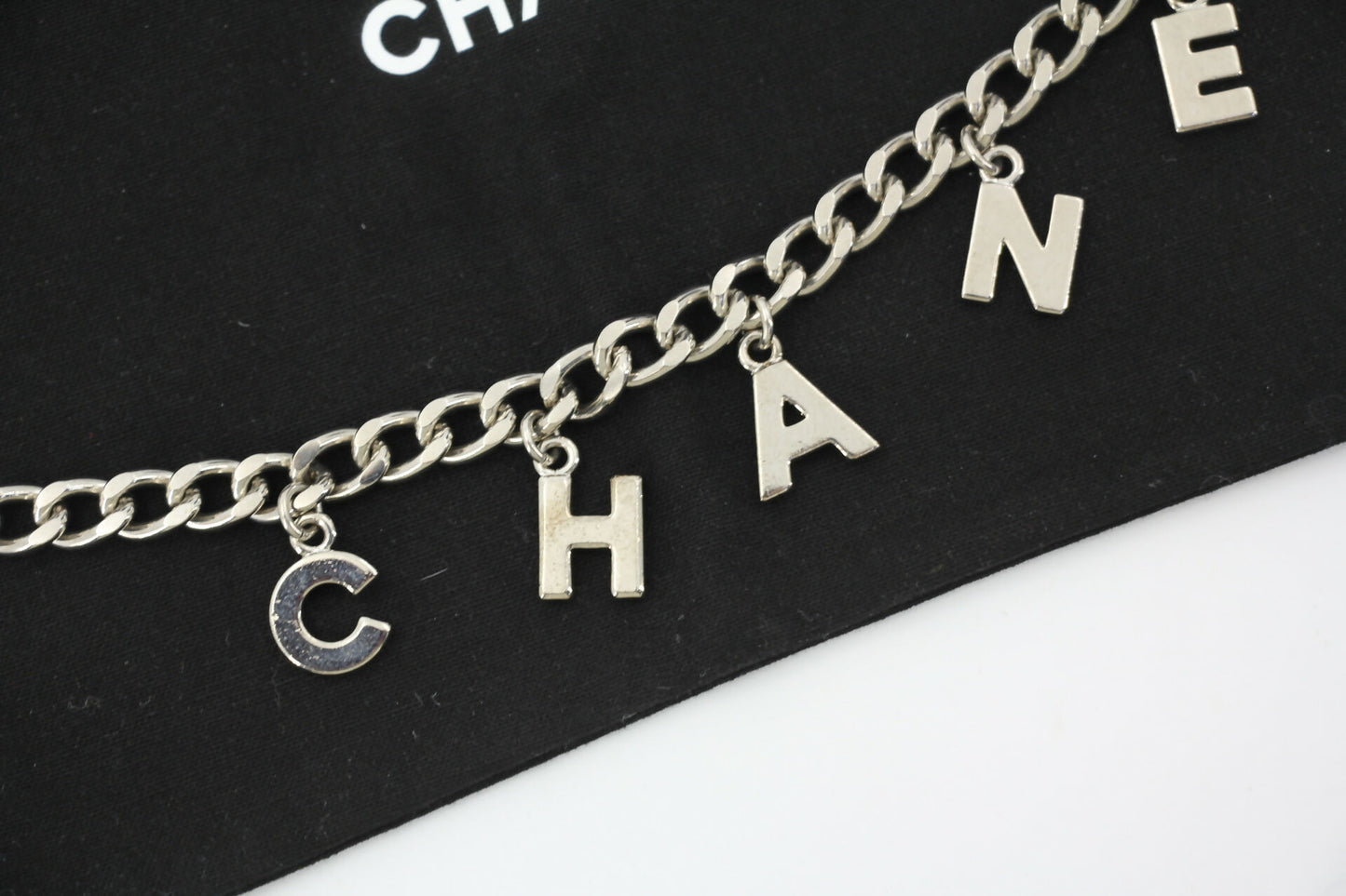 Chanel Vintage 05V Metal Silver Chain Waist Chain L98