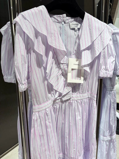 Chanel 25P purple dress