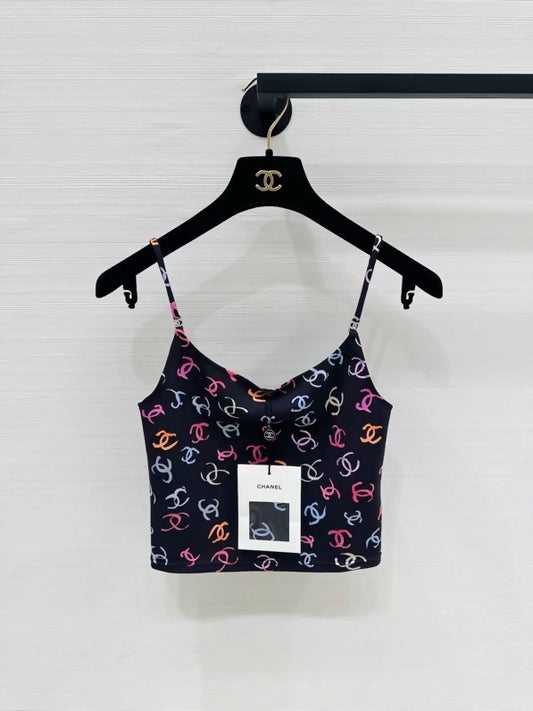 Chanel 24Smulticolor CC logo top