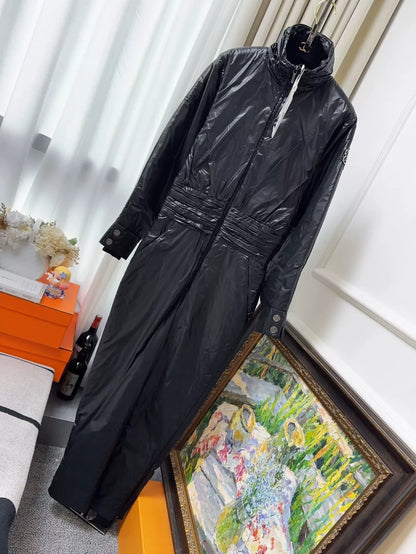 Chanel 19b black ski jumpsuit