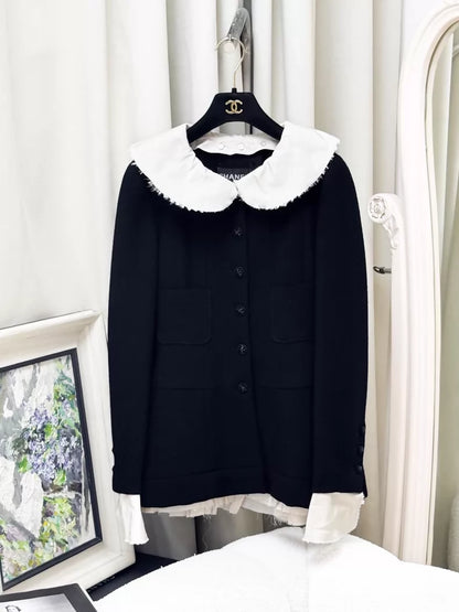 Chanel 08A black jacket