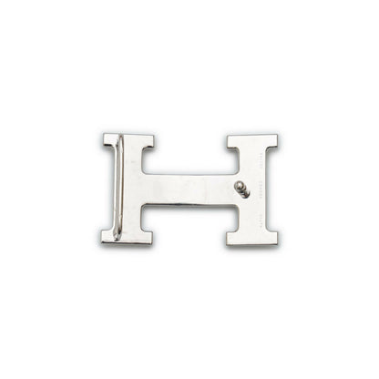 Hermès 18K White Gold & Diamonds Belt Buckle