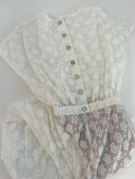 Chanel 23A white Dress