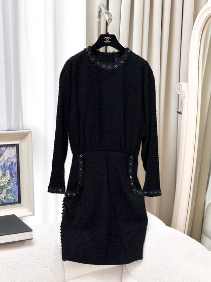 Chanel 21S black dress
