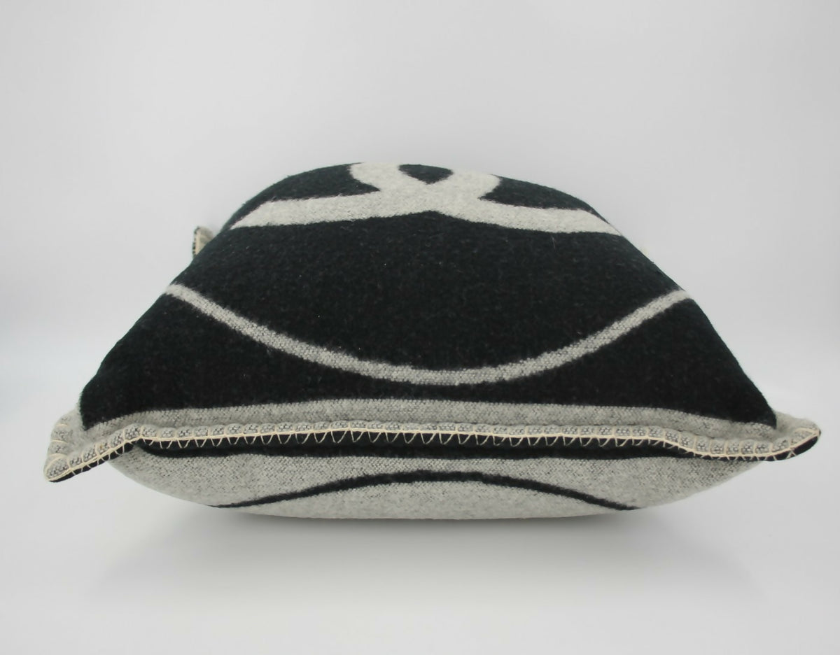 Chanel Wool and Cashmere CC Pillow Cushion