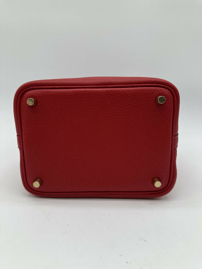 Hermès Picotin 18 Rouge Casaque GHW Stamp W 2025