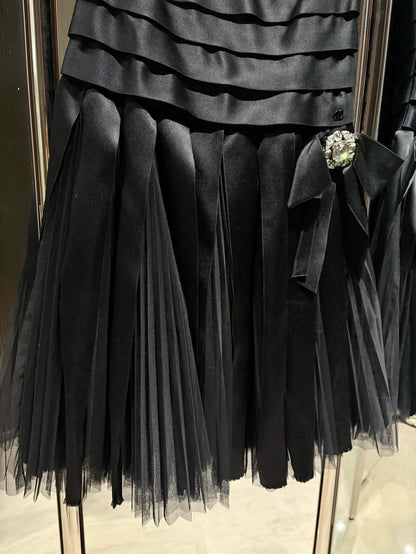 Chanel 06A Black Swarovski Little Black dress