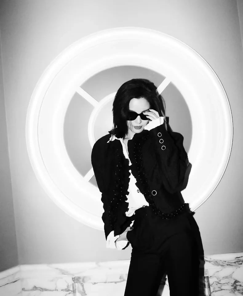 Chanel 21A black tweed jacket
