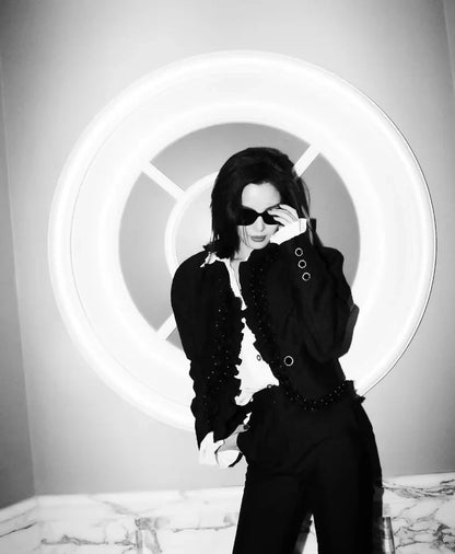 Chanel 21A black tweed jacket