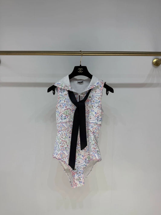 Chanel 25C one-piece swimsuit