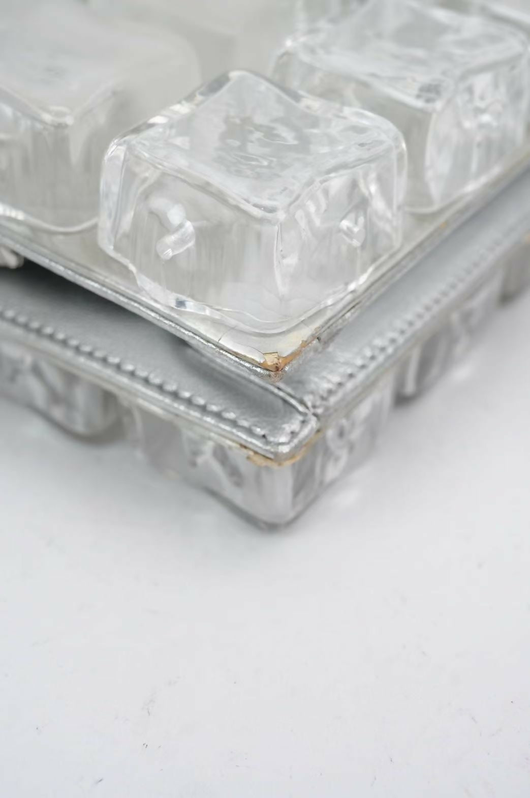 Chanel ice cube clutch bag
