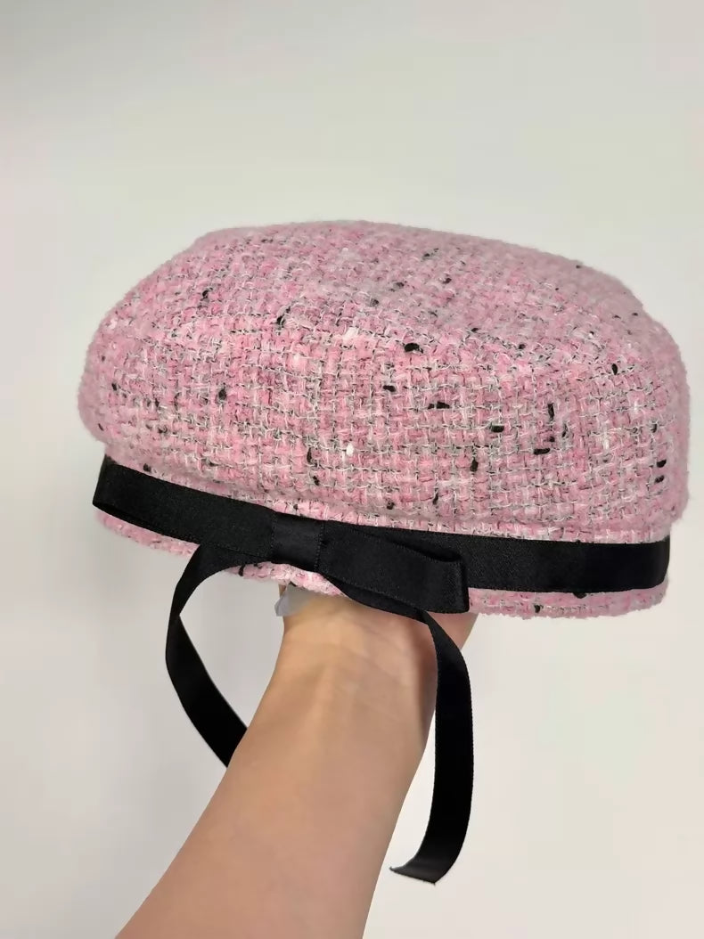 Chanel 25K Pink tweed Hat
