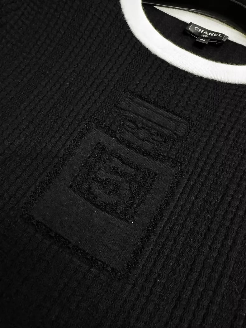 Chanel 24C black t-shirt top
