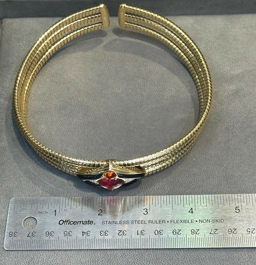 Marina B Rubellite Choker Necklace