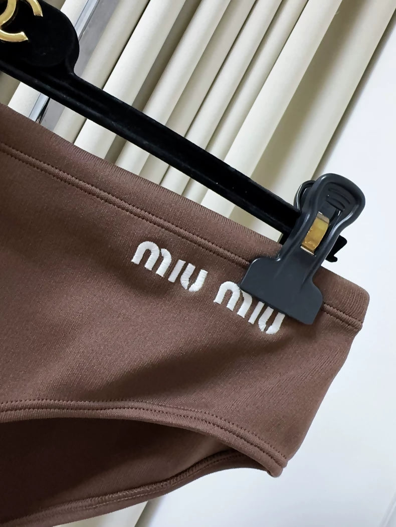 Miumiu Brown bikini bottom