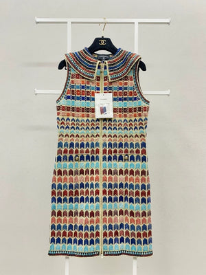 Chanel 19A Flash Woven Sleeveless Dress
