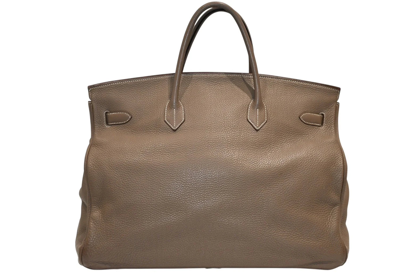 HERMES BIRKIN 50 Etoupe TC leather palladium hardware