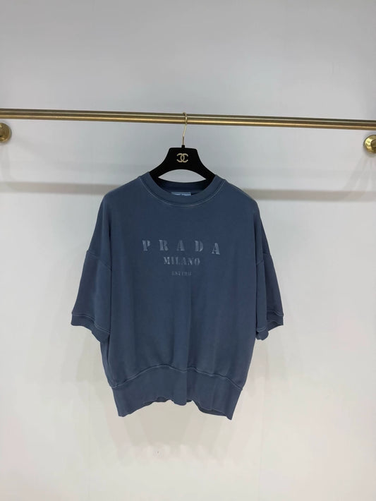 Prada 2025 faded blue sweatshirt