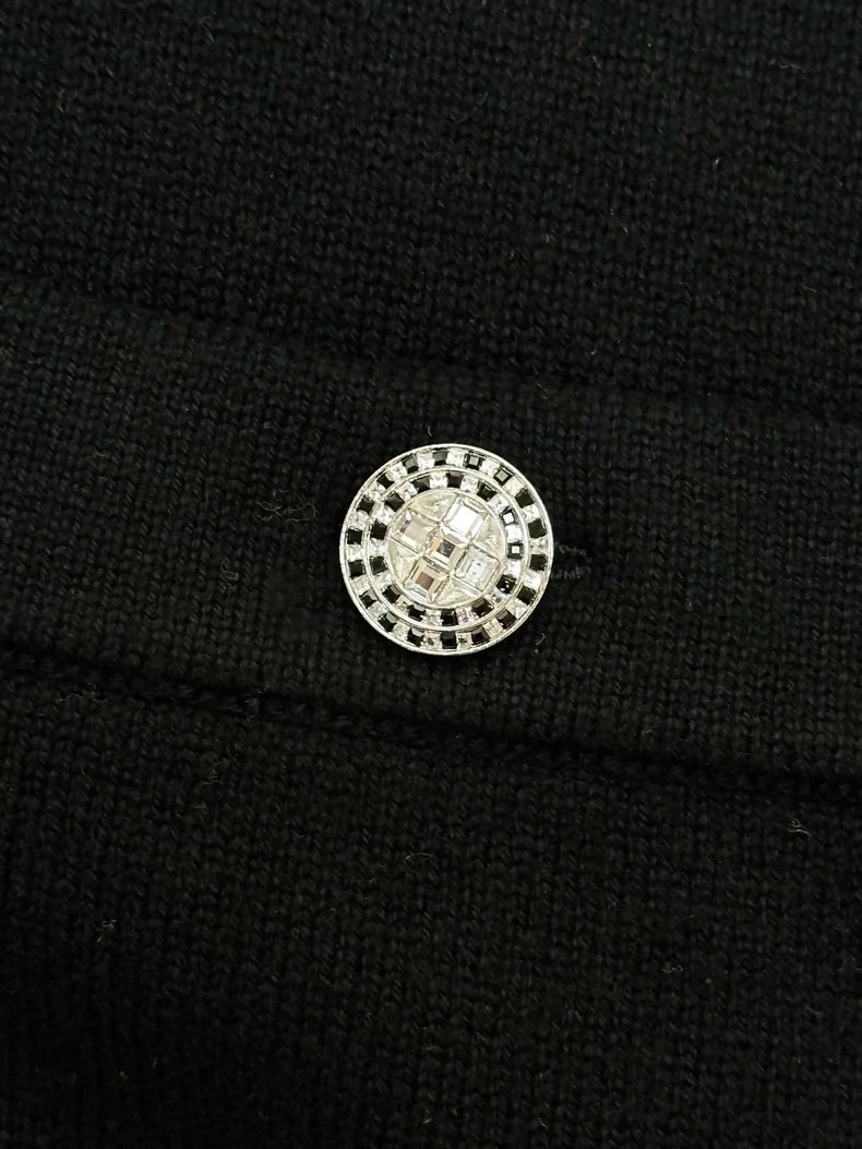 Chanel 23C black cardigan number 5