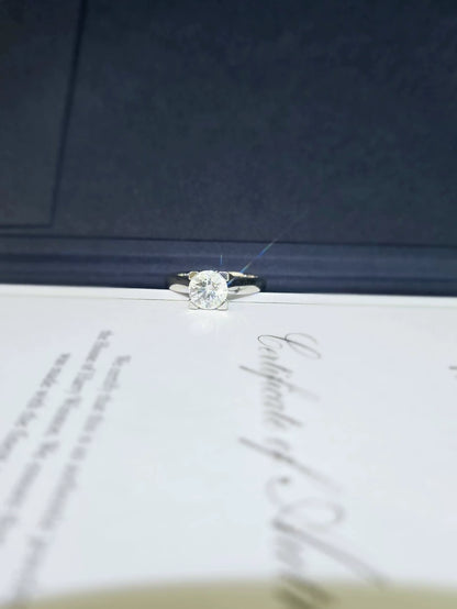 Harry Winston Diamond Ring Diamond: 1.03 ct Color E Clarity VVS2