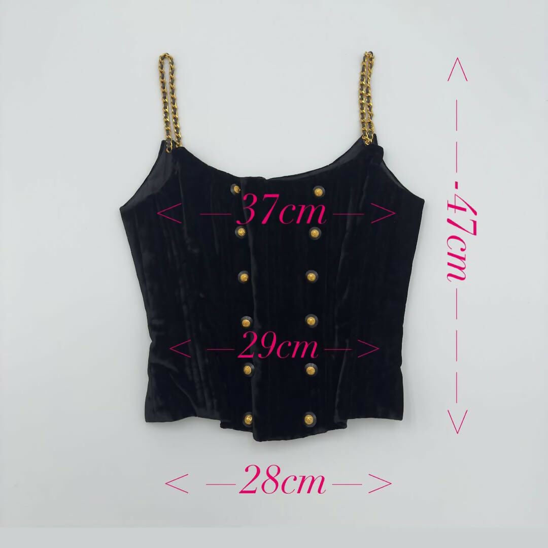 Chanel FW 1993 Runway Corset Top