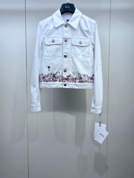Dior 24 white denim jacket