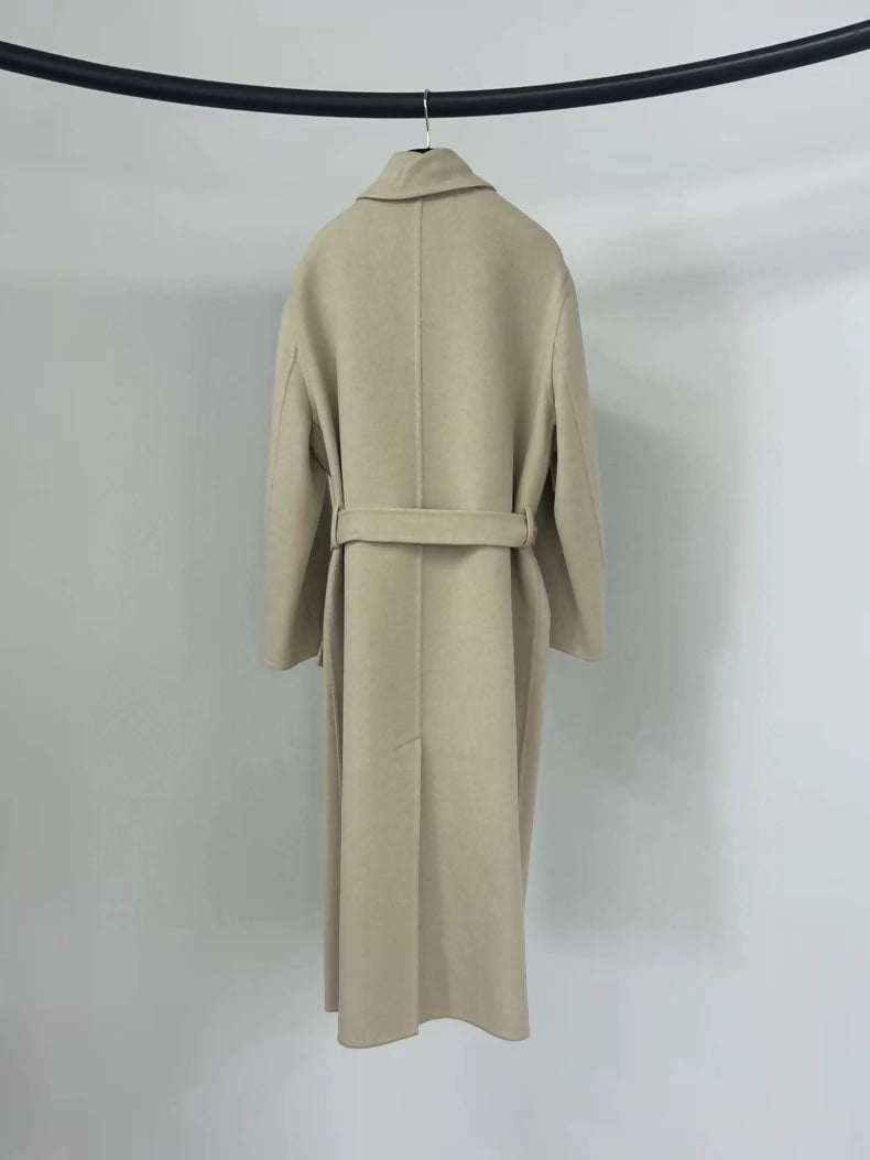 Hermes apricot cashmere coat