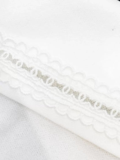 Chanel 24M white lace top