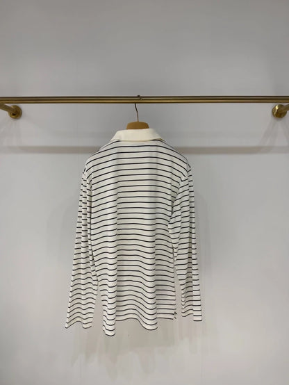 Miu miu striped polo top