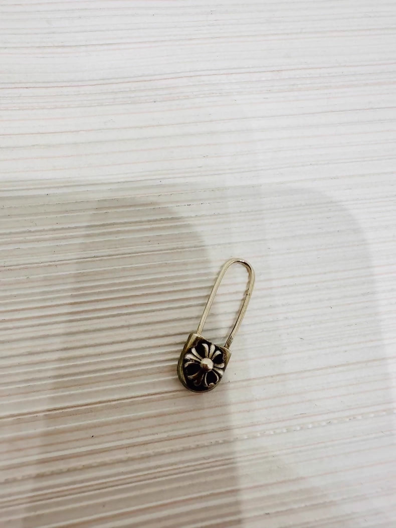 Chrome Hearts 925 Sterling Silver Brooch Earrings