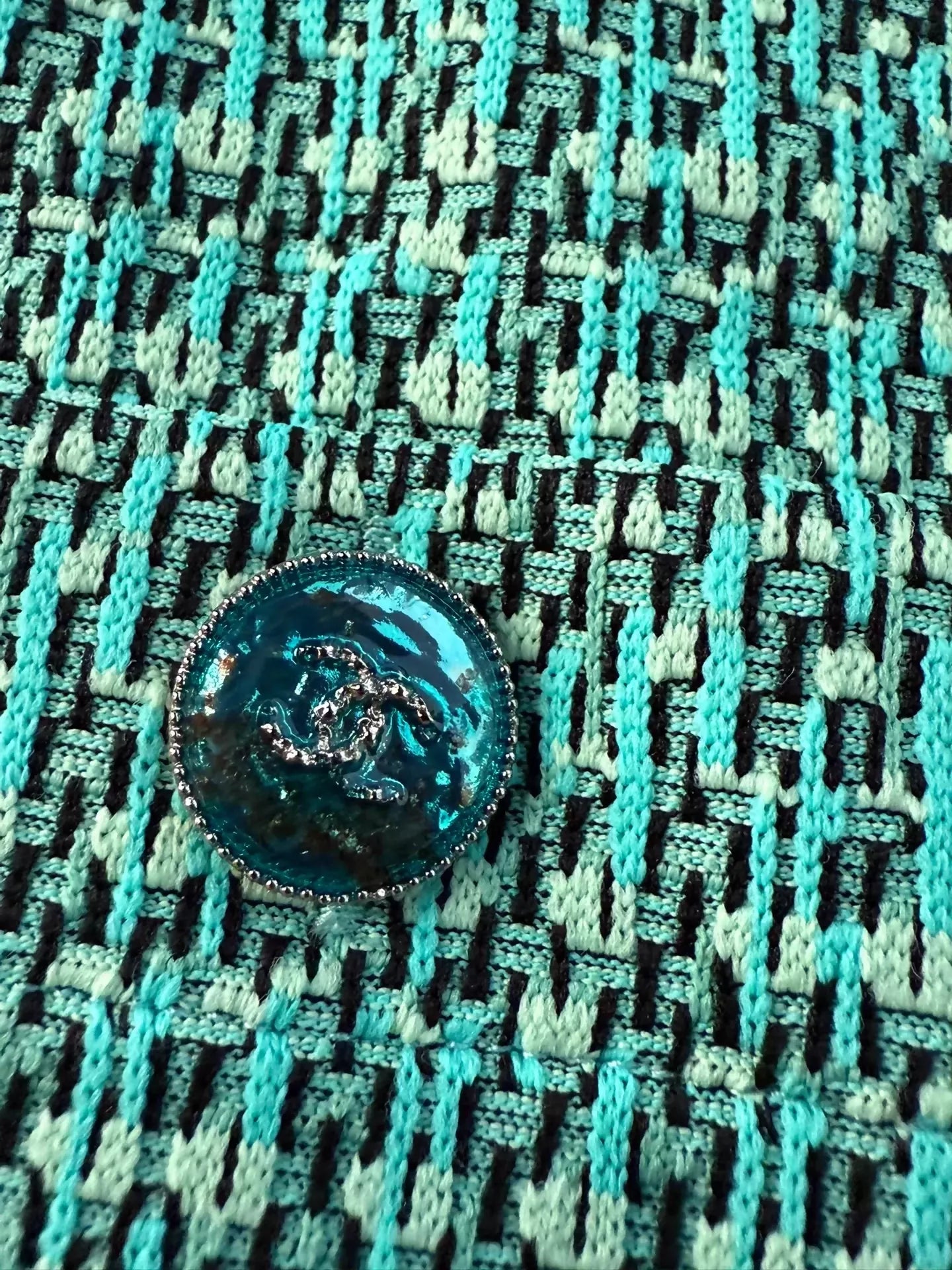 Chanel 25C green swimsuit