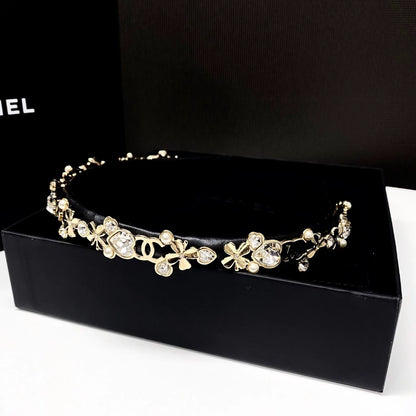 CHANEL 22S rhinestone princess headband