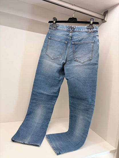 Chanel 24k Straight Leg Jeans
