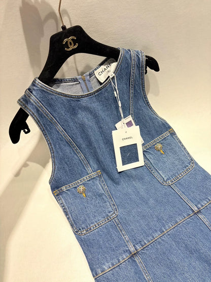 Chanel 22K denim dress