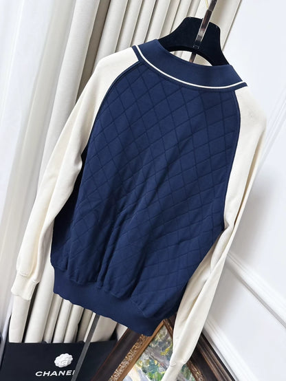 Chanel blue white jacket