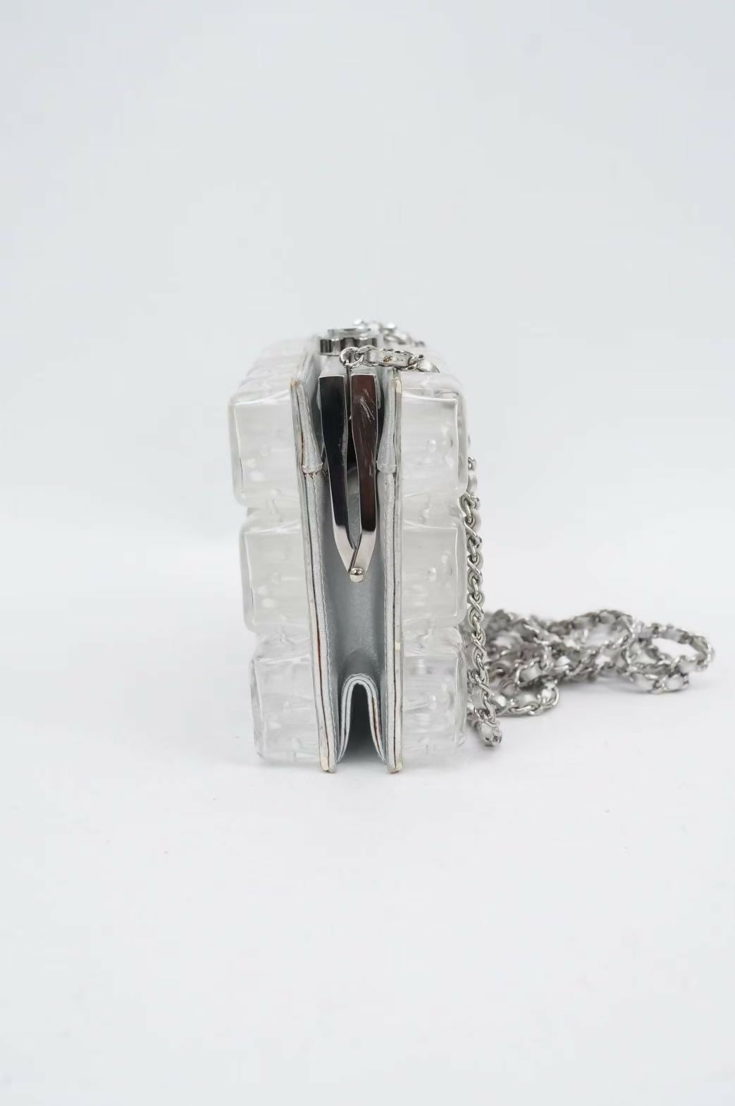 Chanel ice cube clutch bag
