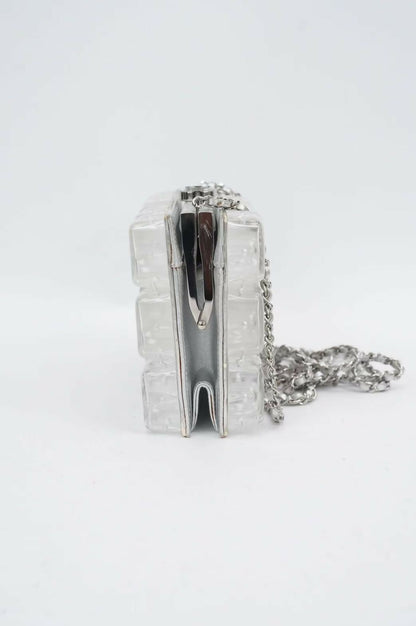 Chanel ice cube clutch bag