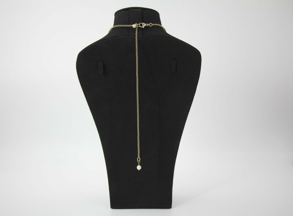 Chanel C20C Rhinestone limitation Pearl Purple Pink Blue Adjustable Necklace
