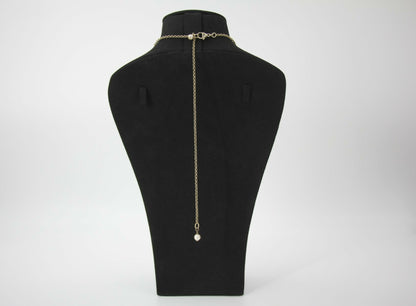 Chanel C20C Rhinestone limitation Pearl Purple Pink Blue Adjustable Necklace