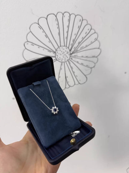 Harry Winston Sapphire Diamond Sunflower Necklace