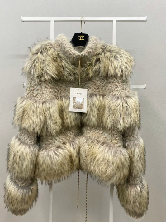 Chanel 2018 Autumn/Winter Brown Fur Coat