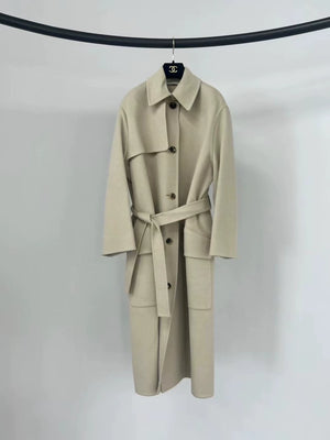 Hermes apricot cashmere coat