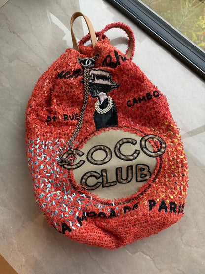 Chanel Cuba orange Backpack