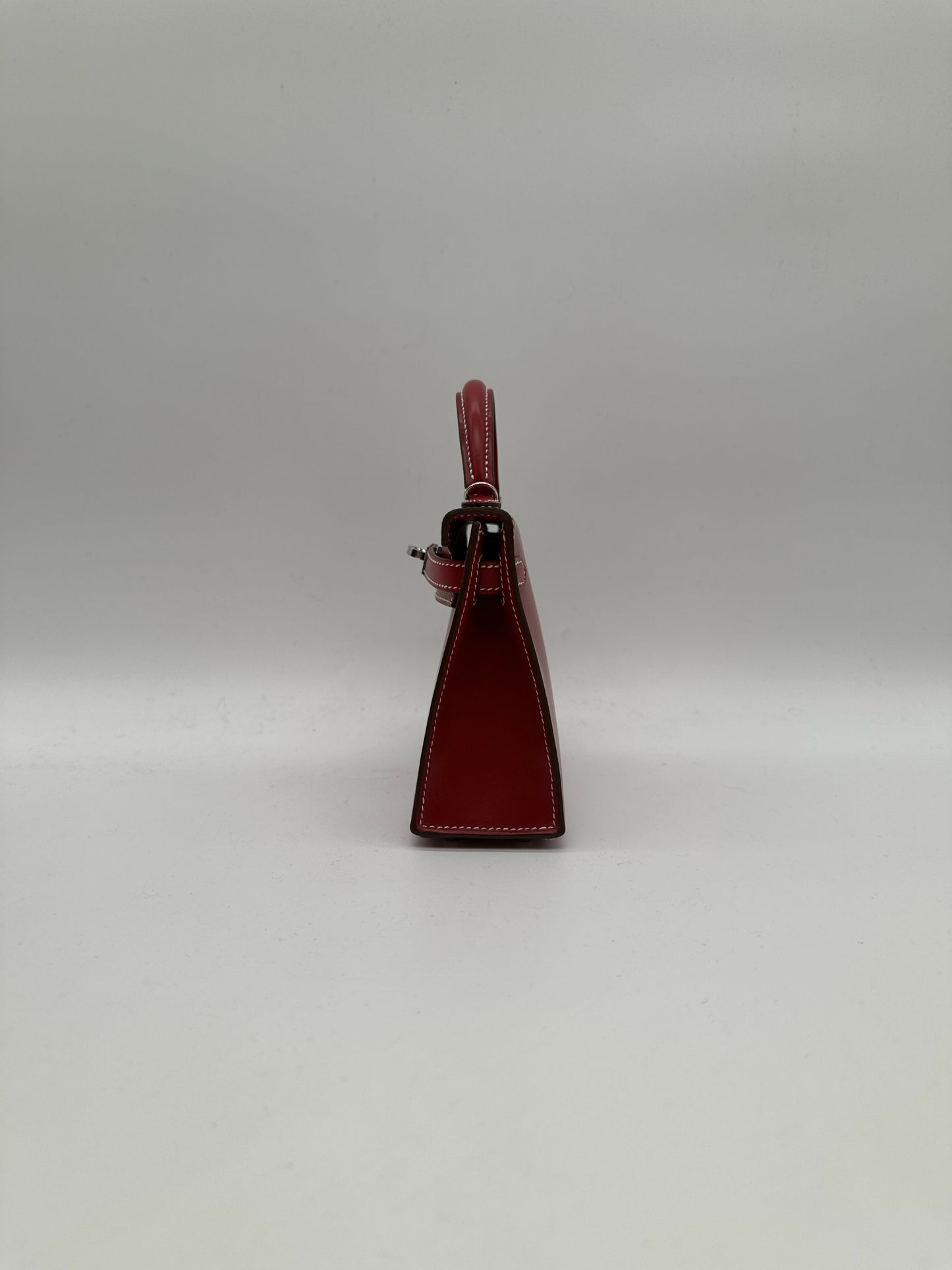 Hermès Kelly 20 Rouge Piment Box PHW K